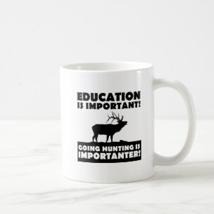 ハンターはもっと重要 Funny Mug コーヒーマグカップ