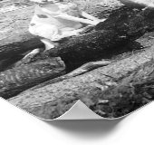 ハンターはハウンズと共に1897年。ヴィンテージ写真 ポスター (角)