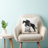 ハンターまたはジャンパーの馬のアメリカ人のMoJoの枕 クッション (椅子)