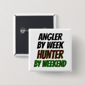 ハンターアングラー 缶バッジ (正面&裏面)