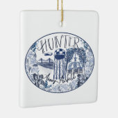 ハンターアーミーエアフィールドシノワセリークリスマス装飾品 セラミックオーナメント (右)