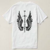 ハンターウルフ ユニセックスTシャツ – メンズ Tシャツ (デザイン裏面)