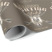 ハンターカスタムネームディアトロフィーライフル狩りクラブ ラッピングペーパー (ロールコーナー)