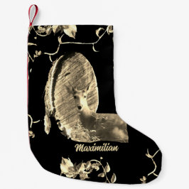 ハンターカントリーウッドノットバックディアー スモールクリスマスストッキング