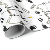 ハンターギフトラップ，ボウ狩り，ラッピング紙 ラッピングペーパー (ロールコーナー)