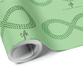 ハンターグラデーション無限ハート ラッピングペーパー (ロールコーナー)