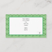 ハンターグラデーション無限ハート 名刺 (裏面)