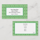 ハンターグラデーション無限ハート 名刺 (正面/裏面)