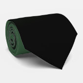 ハンターグリーンとブラックのパタグラデーションーン ネクタイ (ロール)