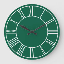 ハンターグリーンとホワイトリングや輪ローマ数字