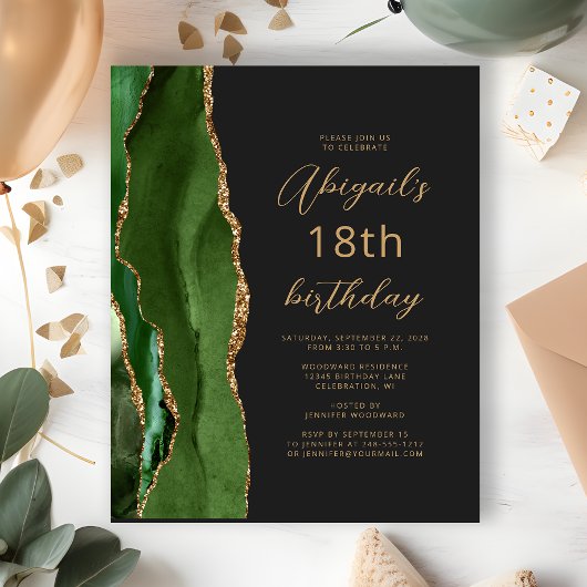 ハンターグリーンのアゲートスクリプト 18歳の誕生日