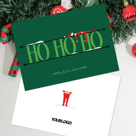 ハンターグリーンエルフのいたずらコーポレートクリスマス シーズンカード