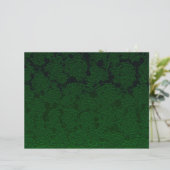 ハンターグリーンエレガント多肉性パターンデザイン (スタンド正面)