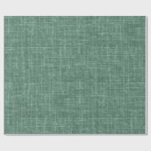 ハンターグリーンリネン ラッピングペーパー (フラット)
