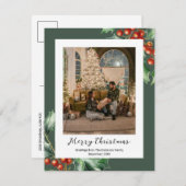 ハンターグリーンレトロホリー シーズンカード (正面/裏面)