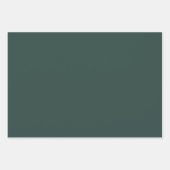 ハンターグリーン無地のカラー ラッピングペーパーシート (正面3)