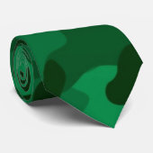 ハンターグリーン迷彩柄カモフラージュ ネクタイ (ロール)