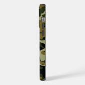 ハンターグリーン迷彩柄 iPhoneケース (左側面)