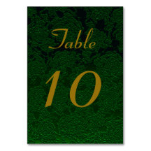 ハンターグリーン金ゴールド結婚披露宴