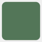 ハンターグリーン(大) スクエアシール (正面)