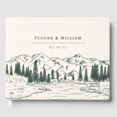 ハンターグリーン | Mountain 結婚 Sketch's ゲストブック (正面)