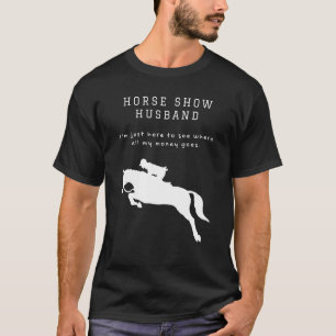 ハンタージャンパーとイブのメンズホースショー夫 Tシャツ