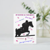 ハンタージャンパーホース ポストカード (スタンド正面)