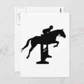 ハンタージャンパーホース&ライダー ポストカード (正面/裏面)