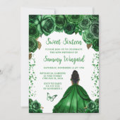 ハンターズグリーンダークスキンプリンセスSweet sixteen 招待状 (正面)