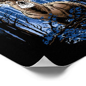 ハンターズディアー狩りビッグホワイトテールバック ポスター (角)