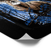 ハンターズディアー狩りビッグホワイトテールバック ポスター (角)