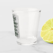 ハンターズトーストグリーンおもしろい迷彩 ショットグラス (右)