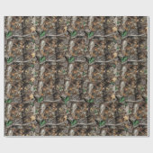 ハンターズフォレストツリー迷彩柄#1ラッピング紙 ラッピングペーパー (フラット)