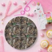 ハンターズフォレストツリー迷彩柄#1紙プレート ペーパープレート (パーティー)