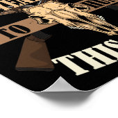 ハンターズ40歳の誕生日の歳の鹿狩りシカ ポスター (角)