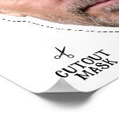 ハンターバイデン氏ハロウィーン仮装マスク ポスター (角)