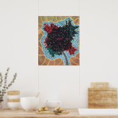 ハンターバイデン氏絵を描ズ ポスター (キッチン)