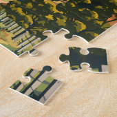 ハンターバレーオーストラリア旅行芸術ヴィンテージ ジグソーパズル (側面)