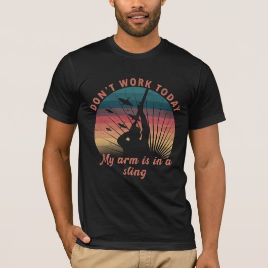 ハンターレトロサンセット Tシャツ (正面)