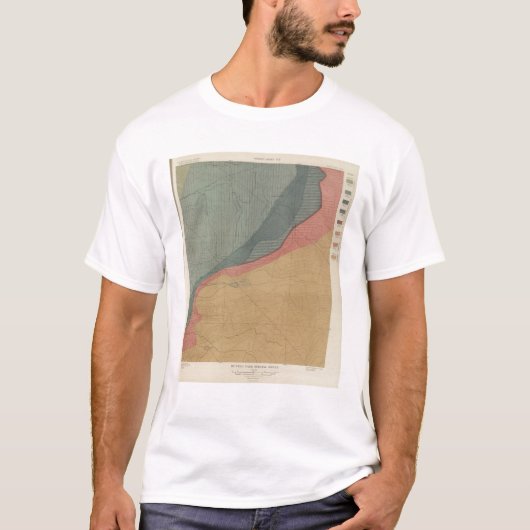 ハンター公園特別なシートの地図書の地図 Tシャツ (正面)