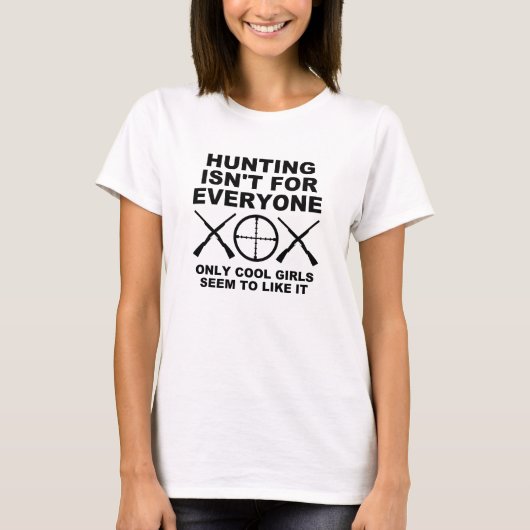 ハンター女子大好き!おもしろハンターTシャツ Tシャツ (正面)