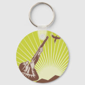 ハンター射撃、 発砲アガチョウ キーホルダー (裏面)