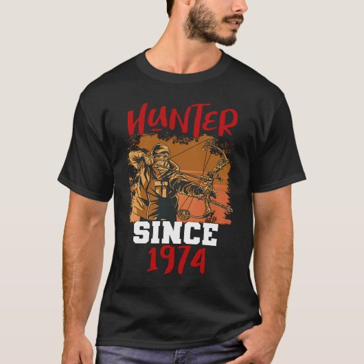 ハンター歴1974年から Tシャツ (正面)