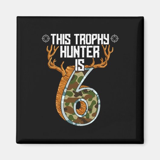 ハンター狩り6誕生日 マグネット (正面)