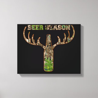 ハンター用ビールシーズン狩りシーズンギフト キャンバスプリント