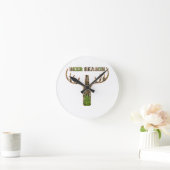 ハンター用ビールシーズン狩りシーズンギフト ラウンド壁時計 (ホーム)