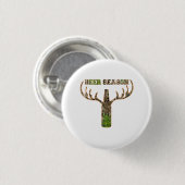 ハンター用ビールシーズン狩りシーズンギフト 缶バッジ (正面&裏面)
