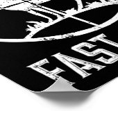 ハンター用ファーストフード鹿狩りおもしろいギフト ポスター (角)