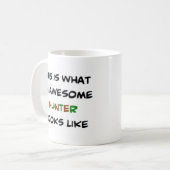 ハンター素晴らし。 コーヒーマグカップ (正面左)