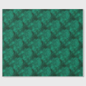 ハンター緑の大理石 ラッピングペーパー (フラット)